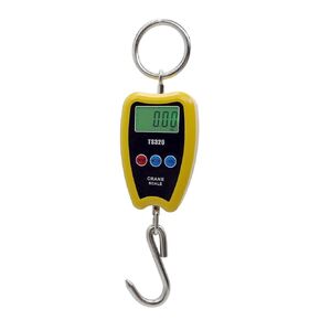 Digital Crane Scale 300kg/660lbs 200kg/440lbs with LED Handheld Mini Hanging Scale for Garage Farm Hunting Fishing Etc(200kg/Plastic Shell/Orange)