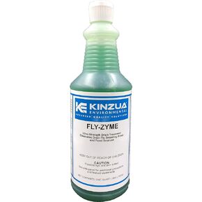 FlyZyme | Ultra-Strength Drain Enzyme Gel | Drain & Fruit FlyZyme Eliminator | Highly Concentrated Enzyme Cleaner & Treatment | Eco-Friendly & Safe for Pipes (32 Fl Oz)