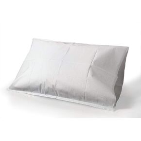 TIDI Single-Use Pillowcases, Blue, 21" x 30" (Pack of 100) - Protects Against Stains and Spills - Tissue/Poly Pebble Emboss Pillow Cover - Medical Supplies (919363)