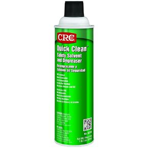CRC Quick Clean Safety Solvent and Degreaser 03180 – [Pack of 12] 19 WT OZ, Clear, Aerosol Cleaner | Industrial Cleaners and Degreasers