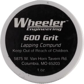 Wheeler 600 Grit Bore Lapping Compound, 1 oz Jar of Abrasive Paste for Bore Lapping, Firearms, Gunsmithing
