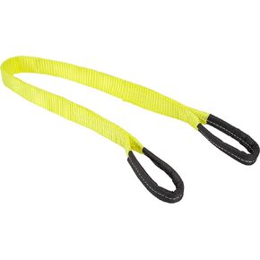 SmartStraps 2"x4’ Nylon Webbing Lifting Sling, Yellow (1pk) – 3,200lbs Vertical Lifting Capacity, 1,067lbs Safe Work Load – Safely Lift Heavy Loads – Dependable, Conforms to Loads