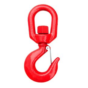 2 Tons Swivel Hooks Heavy Duty for Engine Hoist Swivel Lifting Hook with Safety Latch 1/2 inch Rotating Swivel Hoist Hook