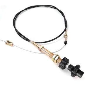 6FT Heavy Duty Vernier Adjustable Lock Cable, Part Number VCGTX06, Black Locking Adjustable Heavy Duty Vernier Control Cable