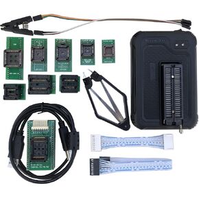 مبرمج USB عالمي T56 مزود بـ 56 دبوسًا يدعم 33000+ ICS لـ Nor Flash/NAND Flash/Emmc/ Tsop32/Tsop40/Tsop48/Tsop56+9 محولات + مشبك اختبار Soic 8 in Kuwait