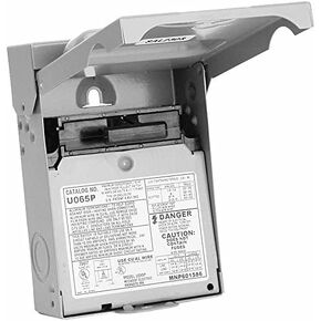 Midwest U065P Disconnect Switch, A/C, Pull Out, 60A, 1P, 240VAC, Metal, NEMA 3R