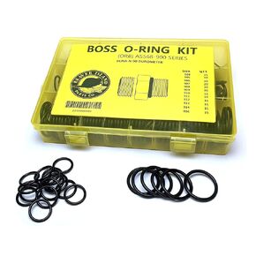 طقم حلقة دائرية هيدروليكية BOSS ORB Fittings 245 قطعة (12 حجمًا شائعًا) SAE 900 Series Buna-N 90 Durometer
