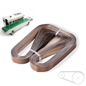 KitchenRaku 50pcs Band Sealer Belts for FR-770 Continuous Band Sealer,PTFE Teflon Tape for Automatic Horizontal Sealing Machine (770mm x 15mm x 0.2mm)