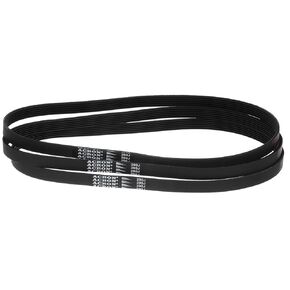 uxcell 270J6 Rubber Poly V Belts, 6 Ribs PJ V-Ribbed Belt 27" Length x 0.55" Width x 0.14" Thick, Industrial Transmission Drive Belt, 3pcs