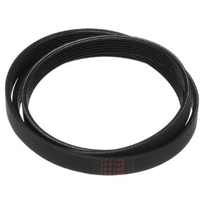 uxcell 900J6 PJ V-Ribbed Belt 6 Ribs 90" Length x 0.55" Width, EPDM Poly V Belt