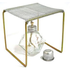 Eisco Labs Alcohol Burner with Burner Stand (Approx. 5"x5"x5") Starter Set in Kuwait