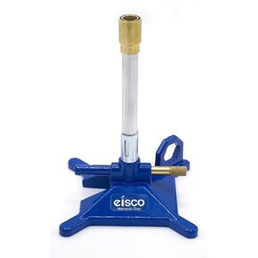Natural Gas Bunsen Burner, StabiliBase Anti-Tip Design with Handle, with Flame Stabilizer and Gas Adjustment, NG - Eisco Labs