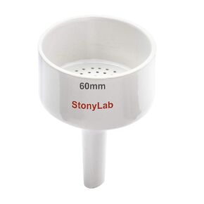 stonylab Porcelain Buchner Funnel 150 mm, Porcelain Buchner Filter Funnel OD 15 cm for Laboratory