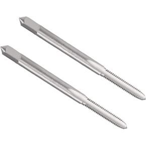 Spiral Flute Thread Tap for Drilling and Tapping Aluminum Die Steel Stainless Steel Bronze and Hard Plastics Metric Machine Threading Tap High Speed Steel H2 Tolerance M4 x 0.7mm 2pcs