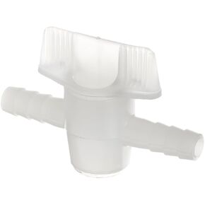 SP Bel-Art 2-Piece Stopcock for ½ in. Tubing; Polyethylene (F30917-0000)