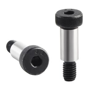 AnRui 4Pcs Alloy Steel Shoulder Bolt 5/16" Shoulder Dia, 5/8" Shoulder Length, 1/4-20 UNC Thread Hexagon Socket Head Shoulder Screws Bolts