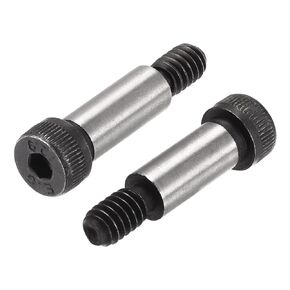 uxcell Alloy Steel Hexagon Socket Head Shoulder Screws Bolts, 3/4" Shoulder Length, 5/16" Shoulder Dia, 1/4-20 Thread, 6pcs