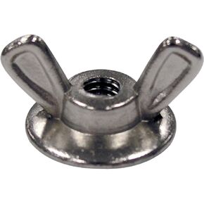 Hillman 707319 Zinc Die-Cast Washered Wing Nuts (1/4"-20) - 50 pieces , Silver