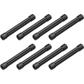 MECCANIXITY Hex Aluminium Standoff Column Spacer,Standoffs Hexagonal Spacers M3x50mm,Spacers Assortment Kit for RC Airplane,FPV Quadcopter,CNC,Black,Pack of 8