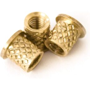 [منتجات J&J] حشوة نحاسية M3، 5 مم (الطول)، خيط أنثى، نوع المشتت الحراري/قالب الحقن، 100 قطعة in Kuwait