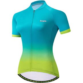 Aogda Bike Shirts Team Bicycle Clothing Ladies Biking Tops Tights