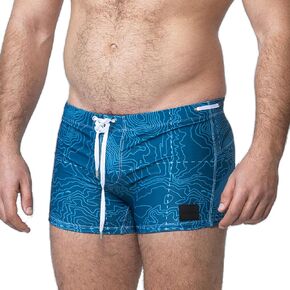 Taddlee Swim Trunks Men Boxer Cut Swimwear Briefs Square Leg Swimsuits Bikini