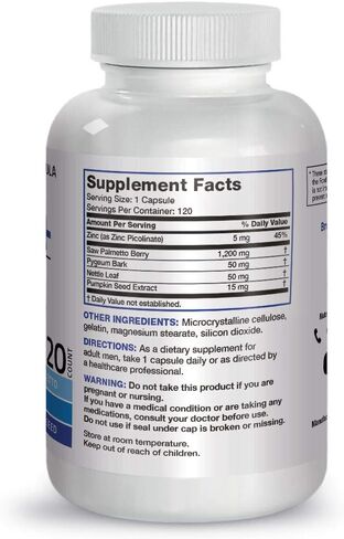 Bronson Prostate Health Support Supplement 60 Capsules in Saudi Arabia