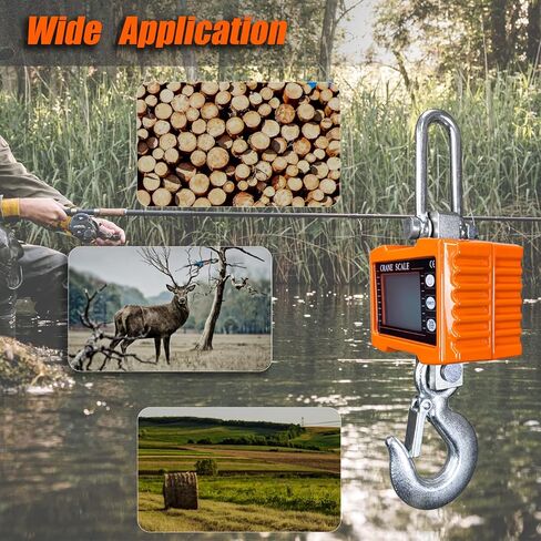 Hanging Scales Digital Weight, 2000LBS Crane Scale with Remote Control, High Precision Heavy Duty Industrial Scale with CE Certified for Farm, Deer, Hunting, Construction in Kuwait