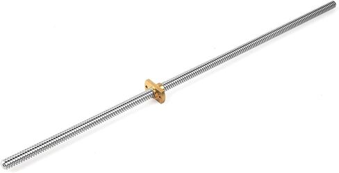 Redrex 365mm T8 Z Axis Lead Screw Z Rod Stainless Steel Threaded Rod with Brass Nut Z-axis Upgrade Kit for Ender 3 V2/Ender 3 V2 Neo/Ender 3 Pro/Ender 3/Ender 3 Neo/Voxelab 3D Printer in Saudi Arabia