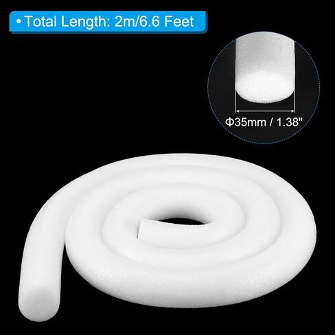 patikil 1/4 بوصة × 32.8 قدم قضيب داعم للفجوات والمفاصل، 3pcs حبل رغوة السد الكراك المشترك حشو لفة ختم شريط الطقس للمنزل سيارة البناء، أبيض in Kuwait