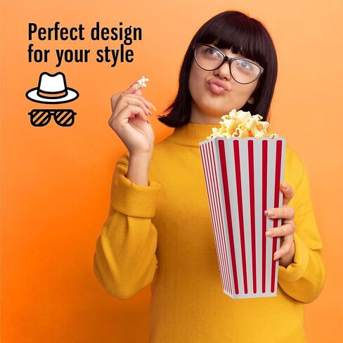 حاويات الفشار البلاستيكية القابلة لإعادة الاستخدام: دلاء الفشار، صناديق الفشار البلاستيكية القابلة لإعادة الاستخدام، أوعية الفشار، أكواب الفشار، حاملات الفشار للحفلات، صناديق بلاستيكية صغيرة، أكواب قابلة لإعادة الاستخدام in Kuwait