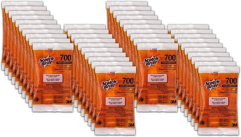 3M Scotch-Brite Griddle Cleaning, Quick Clean Liquid 700-40, 3.2 Oz Packet, 40/Pack, Heavy Duty, Cleans in 3-5 Minutes, for Baked on Food and Cooking Oils, Use on Hot or Cool Griddle in Saudi Arabia