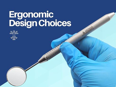 مجموعة فحص الأسنان، ملاقط مرآة ذات سطح مقاوم للانزلاق | أدوات طب الأسنان مجموعة أدوات العناية بالفم واستخدام العناية بالفم للحيوانات الأليفة | طقم أدوات نظافة الأسنان من الفولاذ المقاوم للصدأ ماركة ARTMAN in Kuwait