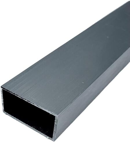 Aluminum 6063-T52 Rectangular Tubing, 1" x 2", 0.63", 24" Length (Pak of 2) in Kuwait