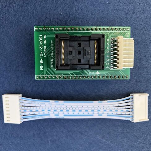 مبرمج USB عالمي T56 مزود بـ 56 دبوسًا يدعم 33000+ ICS لـ Nor Flash/NAND Flash/Emmc/ Tsop32/Tsop40/Tsop48/Tsop56+9 محولات + مشبك اختبار Soic 8 in Kuwait