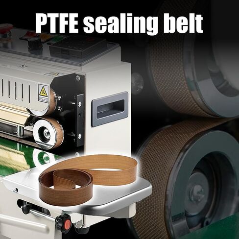 50 قطعة من أحزمة إغلاق الشريط من كيتشن راكو لسداد الشريط المستمر FR-770، شريط تيفلون PTFE لآلة الغلق الأفقية الأوتوماتيكية (770 مم × 15 مم × 0.2 مم) in Kuwait