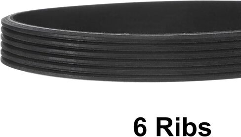 uxcell 900J6 PJ V-Ribbed Belt 6 Ribs 90" Length x 0.55" Width, EPDM Poly V Belt in Kuwait