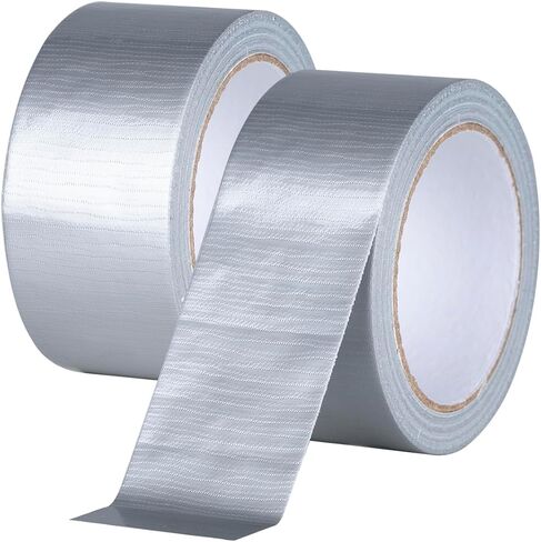 XUXU 2 Pack Duct Tape Heavy Duty Waterproof Yellow Duct Tape, Strong Adhesive Duct Tape Bulk for Indoor Outdoor Repairs Tear by Hand, 40 Yards x 2 Inch Total in Saudi Arabia