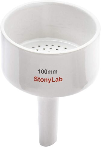 قمع بوخنر من البورسلين من StonyLab 100 مم، قمع فلتر من البورسلين OD 10 سم ID 9.2 سم للمختبر in Saudi Arabia