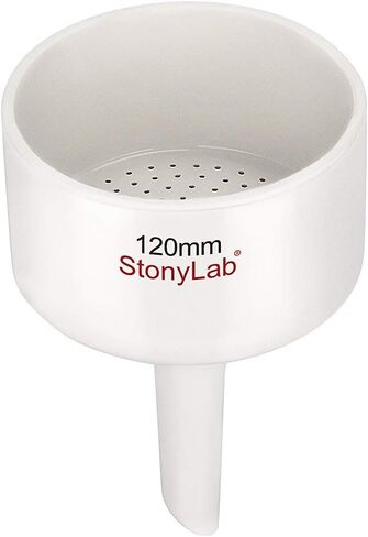 قمع بوخنر من البورسلين من StonyLab 100 مم، قمع فلتر من البورسلين OD 10 سم ID 9.2 سم للمختبر in Saudi Arabia