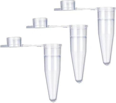 أنابيب PCR - أنبوب PCR سعة 0.2 مل مع أغطية مسطحة، جدار رفيع للغاية، خالي من DNase/RNase، عبوة من 1000 in Kuwait