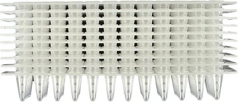 96 Well PCR Plate 0.1ML Semi-Skirted White Pack of 10 in Kuwait
