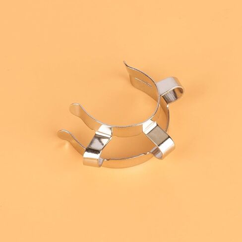 Metal Joint Clips for 24/40 Glass Ground Joint Lab Accessory, 5 Pieces Nickel-Plated Steel Joint Clips 24 mm Lab Keck Clamp #24 Keck Clips in Kuwait