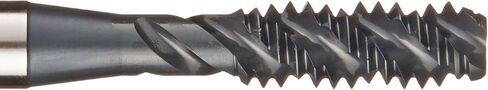 YG-1 - F4403 F4 Series Vanadium Alloy HSS Spiral Flute Tap, Steam Oxide, Round Shank with Square End, Bottoming Chamfer, 1/4"-20 Thread Size, H3 Tolerance in Saudi Arabia