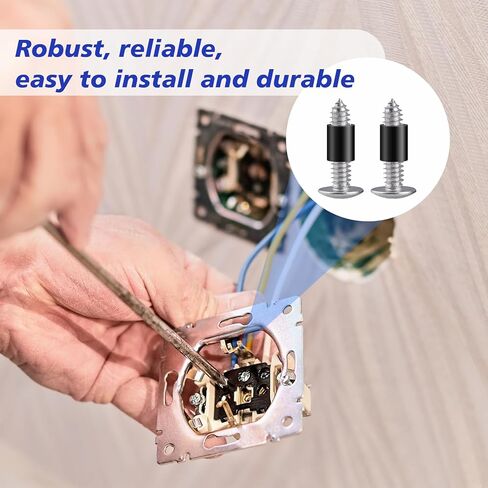 1150 Pcs Electrical Outlet Screws Spacers,Black Nylon Round Spacer ID 3.2mm﹠4.2mm,OD 7mm, 3mm 5mm 6mm 8mm 10mm 12mm 15mm Length,Suitable for M3 M4 Screws Hardware Spacer Bracket in Kuwait