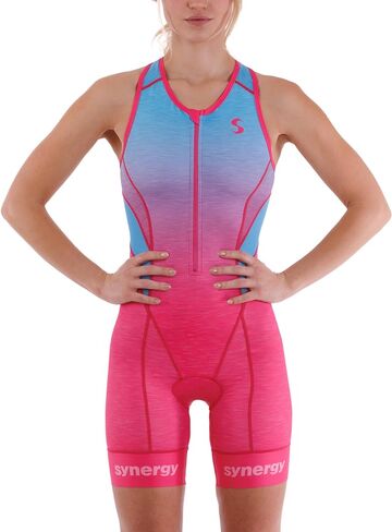 بدلة ثلاثية للنساء من Synergy Elite بدون أكمام Racerback Trisuit in Kuwait
