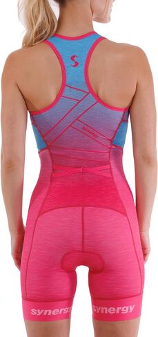 بدلة ثلاثية للنساء من Synergy Elite بدون أكمام Racerback Trisuit in Kuwait