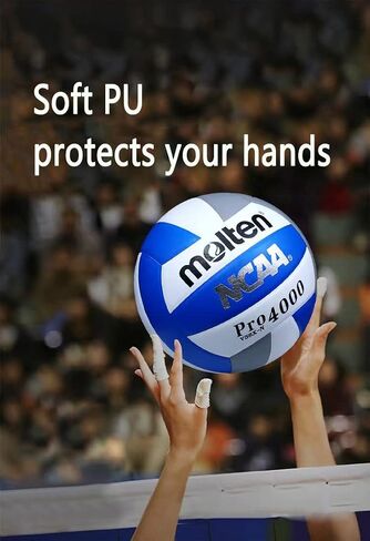 Molten Volleyball Pro4000 /Molten V58X-N Volleyball -National Collegiate Athletic Association Designated Volleyball Size 5 in Saudi Arabia