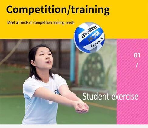 Molten Volleyball Pro4000 /Molten V58X-N Volleyball -National Collegiate Athletic Association Designated Volleyball Size 5 in Saudi Arabia