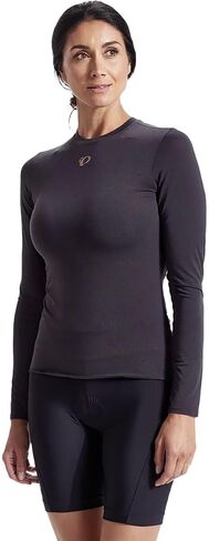 قميص PEARL IZUMI نسائي من الصوف بأكمام طويلة، قميص طويل الأكمام لركوب الدراجات ماص للرطوبة، خامة عالية التمدد in Saudi Arabia
